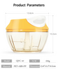 Manual Mini multi-functional food chopper 