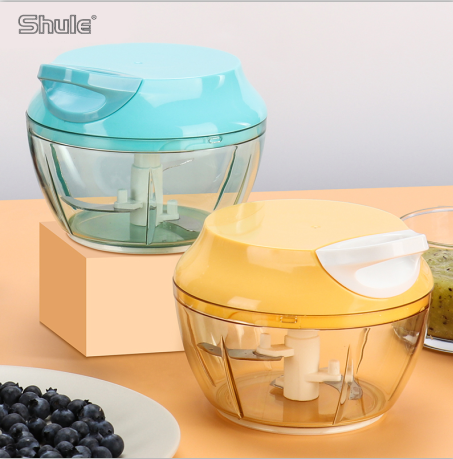 Household manual mini multi-function food processor / shredder