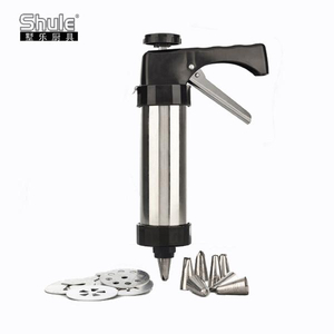Stainless steel gun biscuit machine (black)